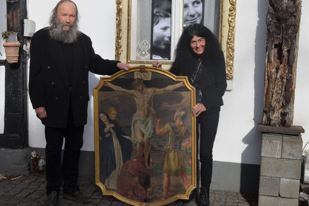 Museum Halle Westfalen Kindheits- und Jugendwerke bedeutender Künstler, Sonderausstellung Ölgemälde Kreuzweg